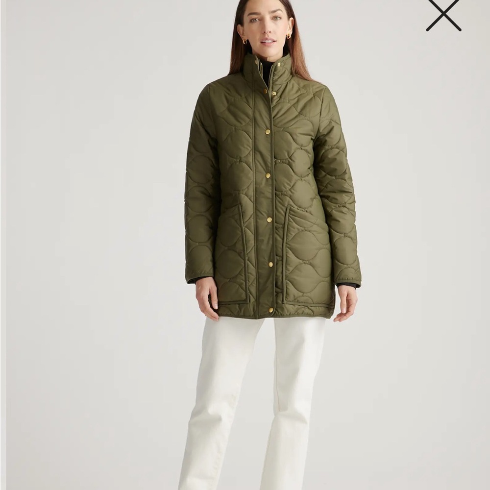 Quince Featherless Olive Quilted Women's Jacket
